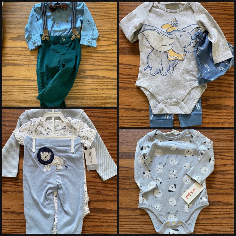 9 Mo Baby Boy Outfit LOT Dressy & Everyday